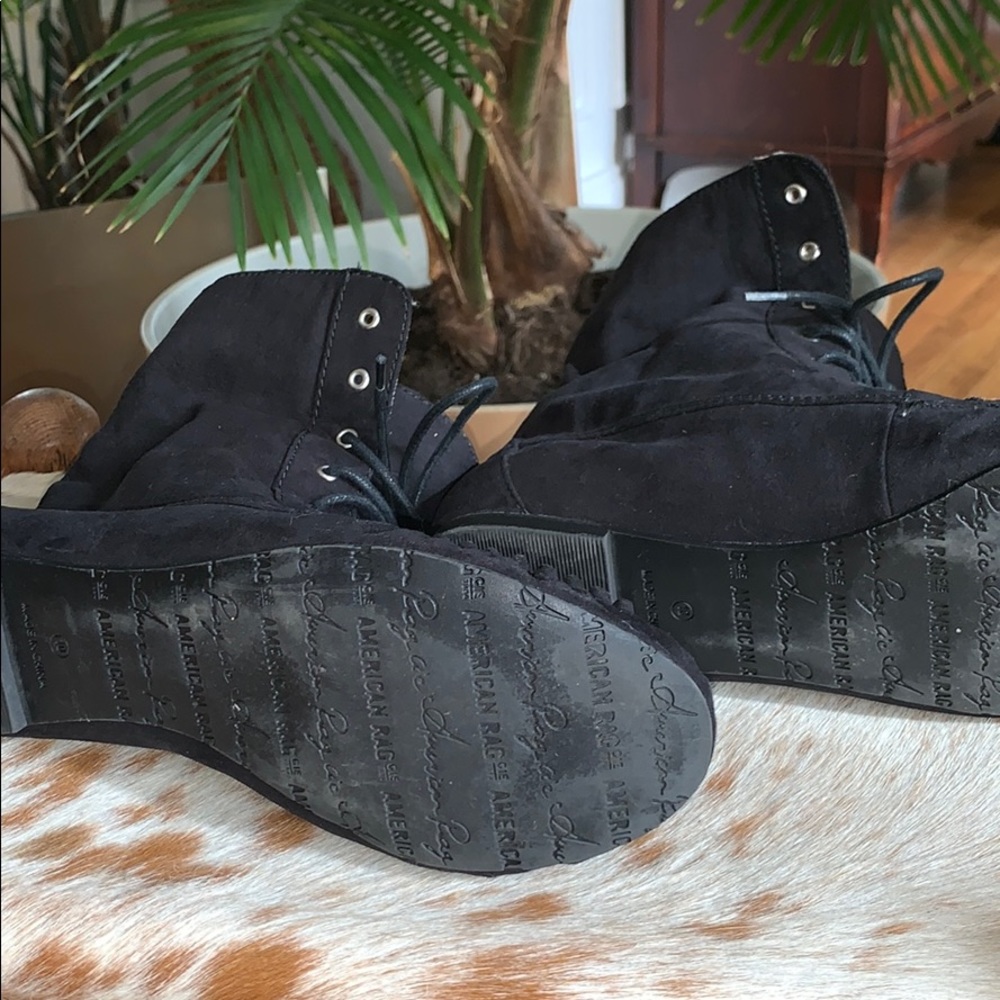 American Rag Fur Moccasin Booties - Picture 3 of 3